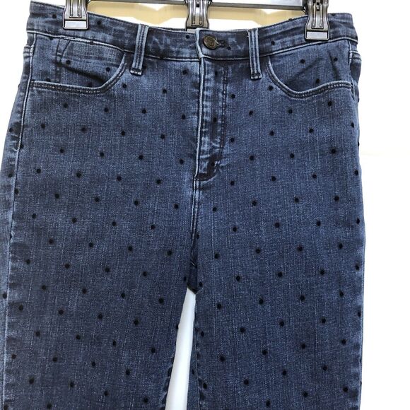 Talbots Flawless, high-waist jegging ankle, women's jeans, size 6 Polka Dots - Picture 10 of 10